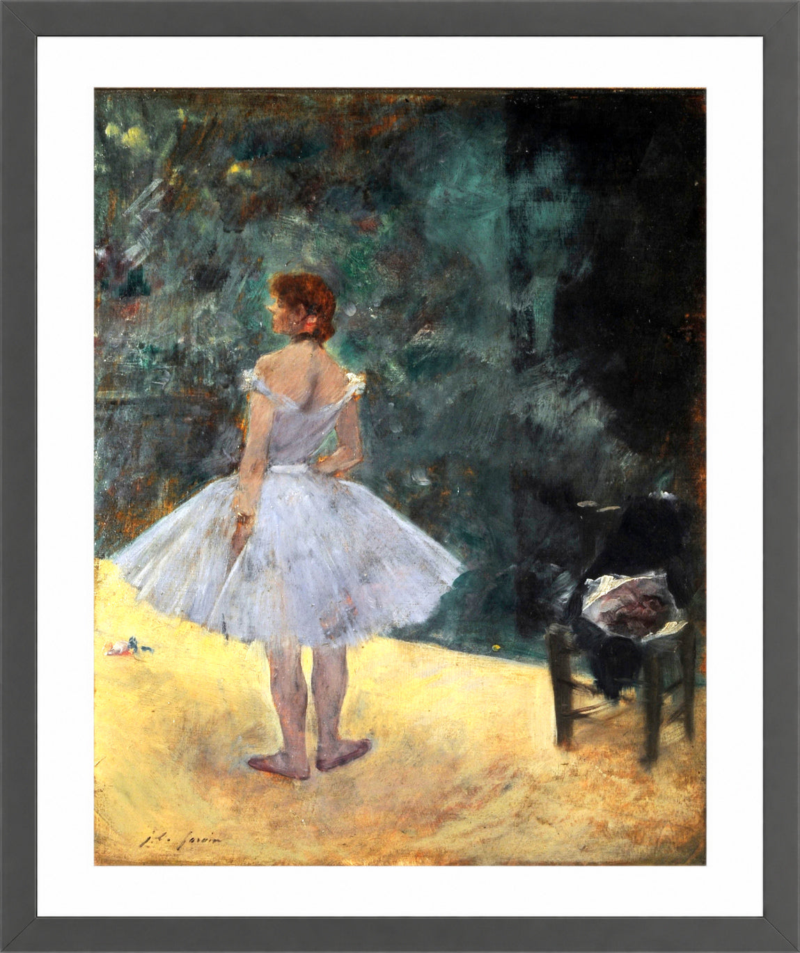 Jean-Louis Forain, La danseuse — dark grey frame