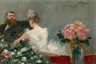 Jean-Louis Forain, La loge fleurie (1885) — unframed