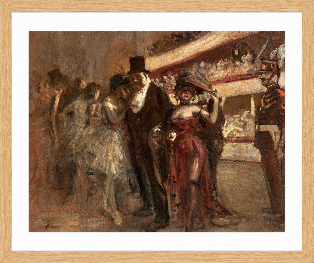 Jean-Louis Forain, La scène d’Opéra (circa 1910) — oak frame