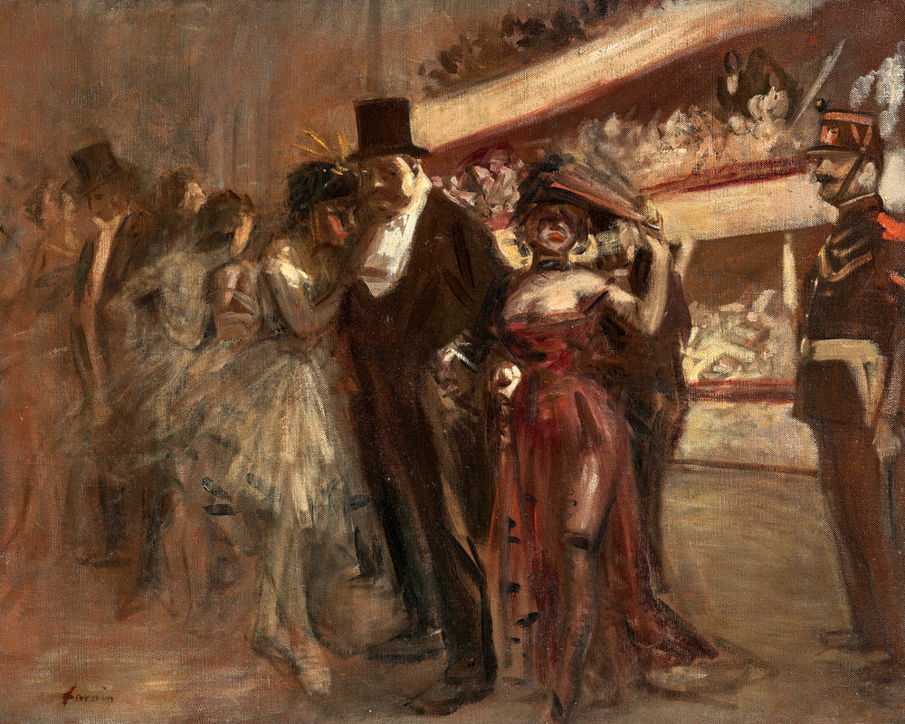 Jean-Louis Forain, La scène d’Opéra (circa 1910) — unframed