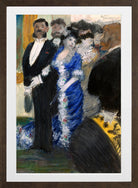 Jean-Louis Forain, La Sortie du Théâtre — brown frame