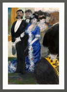 Jean-Louis Forain, La Sortie du Théâtre — dark grey frame