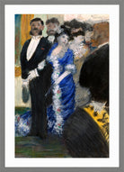 Jean-Louis Forain, La Sortie du Théâtre — light grey frame
