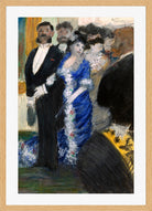 Jean-Louis Forain, La Sortie du Théâtre — oak frame