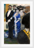 Jean-Louis Forain, La Sortie du Théâtre — white frame