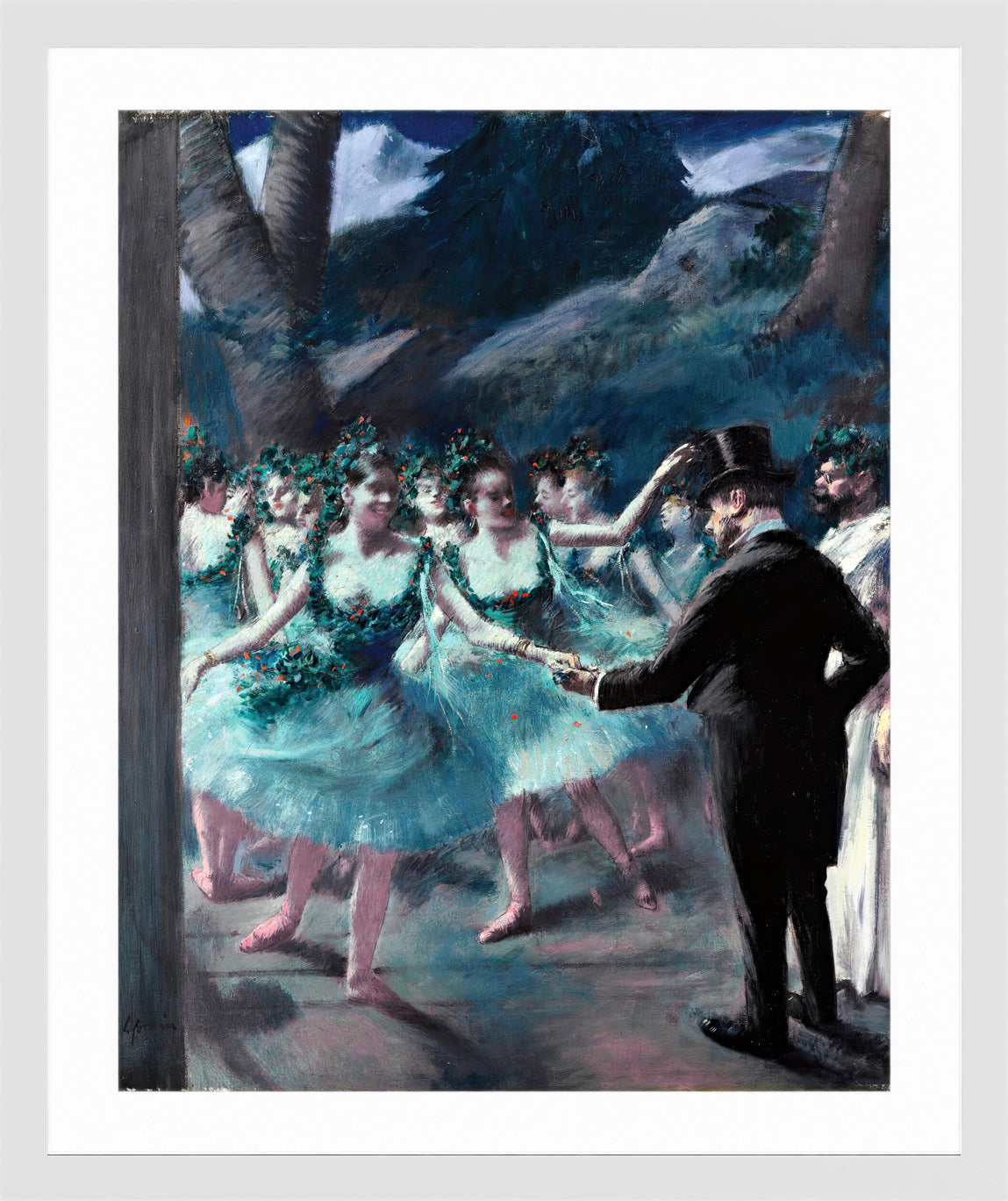 Jean-Louis Forain, Le Ballet — white frame