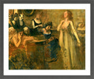 Jean-Louis Forain, Le Récital (circa 1900) — dark grey frame