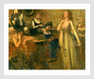 Jean-Louis Forain, Le Récital (circa 1900) — white frame