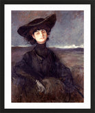 Jean-Louis Forain, Portrait de la comtesse Anna de Noailles (1905) — black frame