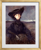 Jean-Louis Forain, Portrait de la comtesse Anna de Noailles (1905) — gold frame