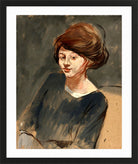 Jean-Louis Forain, Portrait of a Woman — black frame