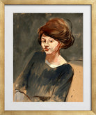 Jean-Louis Forain, Portrait of a Woman — gold frame