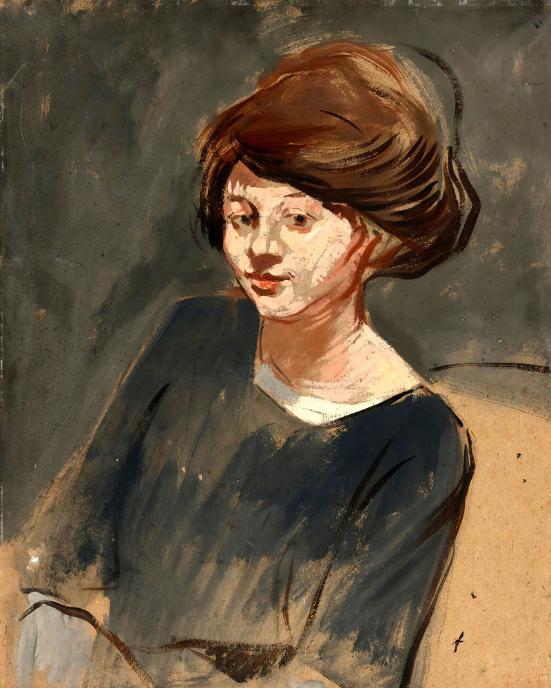 Jean-Louis Forain, Portrait of a Woman — unframed