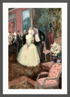 Jean-Louis Forain, Scène de bal (1887) — dark grey frame