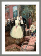 Jean-Louis Forain, Scène de bal (1887) — light grey frame