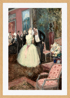 Jean-Louis Forain, Scène de bal (1887) — oak frame