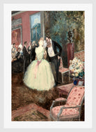 Jean-Louis Forain, Scène de bal (1887) — white frame