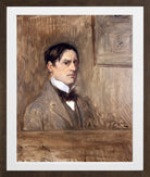 Jean-Louis Forain, Self-Portrait (1898) — brown frame