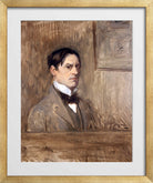 Jean-Louis Forain, Self-Portrait (1898) — gold frame