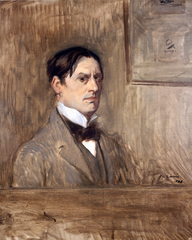 Jean-Louis Forain, Self-Portrait (1898) — unframed