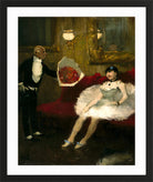 Jean-Louis Forain, The Admirer (1872–1886) — black frame