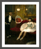 Jean-Louis Forain, The Admirer (1872–1886) — dark grey frame