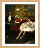 Jean-Louis Forain, The Admirer (1872–1886) — oak frame