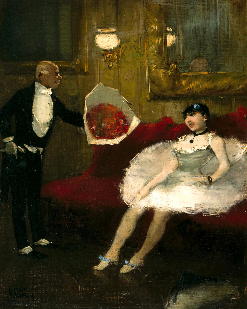 Jean-Louis Forain, The Admirer (1872–1886) — unframed