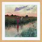 Jean-Louis Forain, The Artist’s Wife Fishing (1896) — oak frame