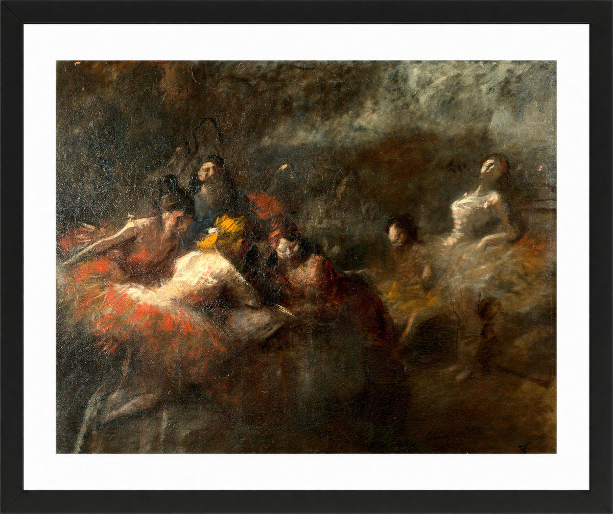 Jean-Louis Forain, The Dancers — black frame