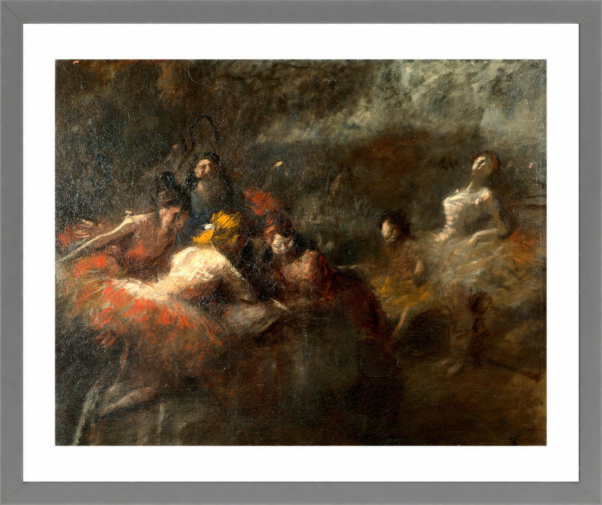 Jean-Louis Forain, The Dancers — light grey frame