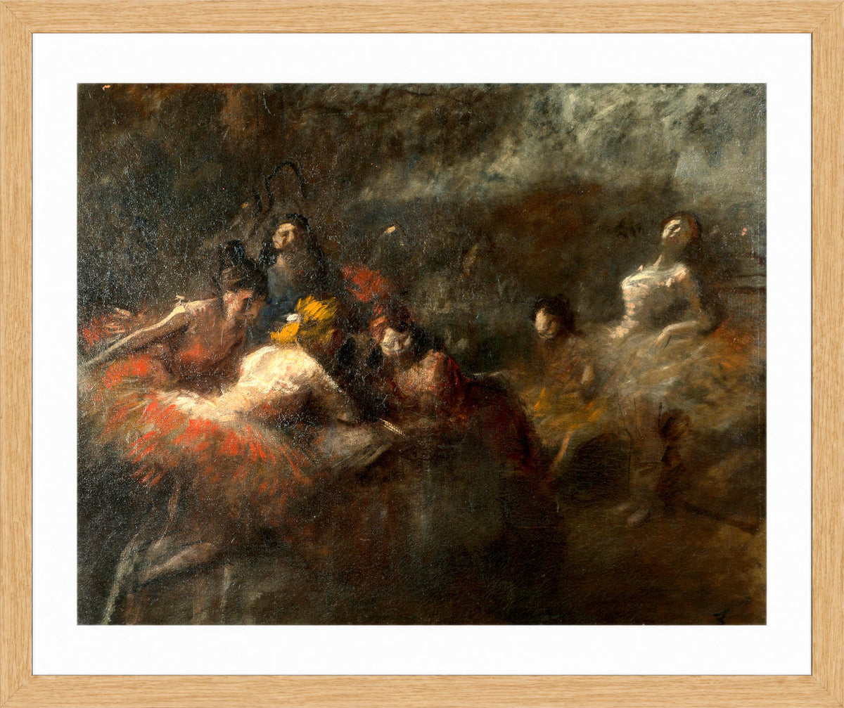Jean-Louis Forain, The Dancers — oak frame