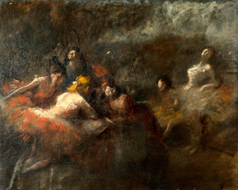 Jean-Louis Forain, The Dancers — unframed