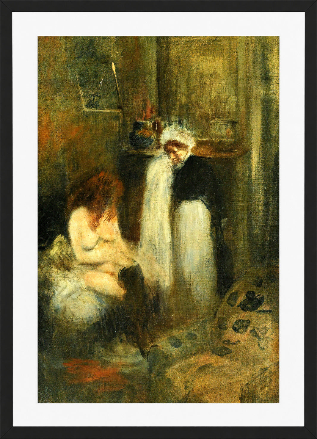 Jean-Louis Forain, The Dresser — black frame