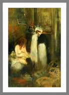 Jean-Louis Forain, The Dresser — light grey frame