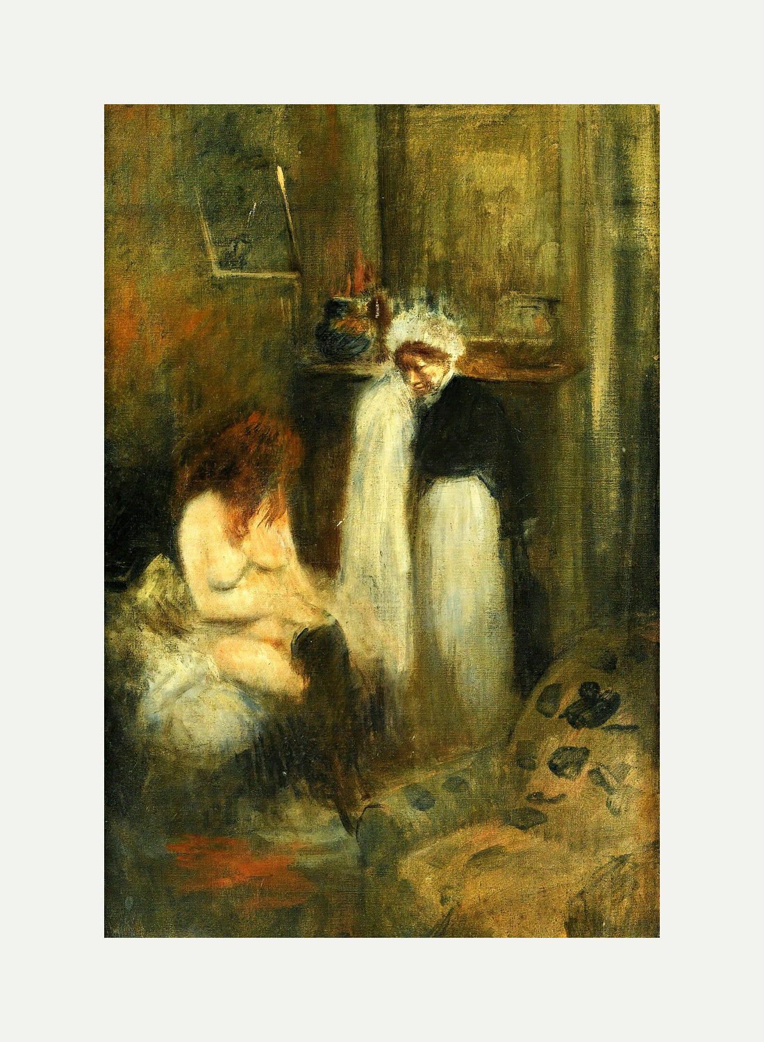 Jean-Louis Forain, The Dresser — rolled canvas
