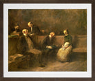 Jean-Louis Forain, The Petition (1906) — brown frame