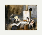 Jean-Louis Forain, The Print Dealer (1926) — rolled canvas