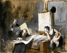 Jean-Louis Forain, The Print Dealer (1926) — unframed