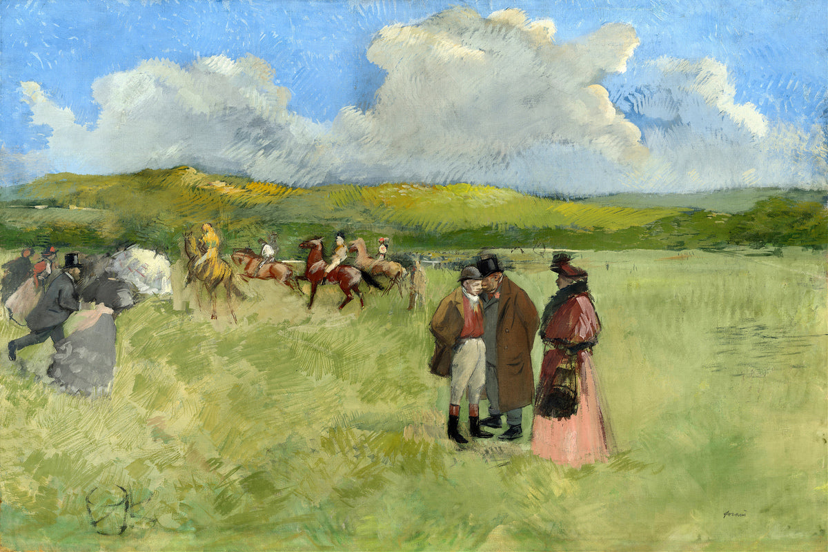 Jean-Louis Forain, The Race Track (circa 1891) — unframed