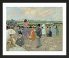 Jean-Louis Forain, The Races at Longchamp (circa 1891) — black frame