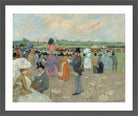 Jean-Louis Forain, The Races at Longchamp (circa 1891) — dark grey frame