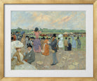 Jean-Louis Forain, The Races at Longchamp (circa 1891) — gold frame