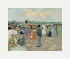 Jean-Louis Forain, The Races at Longchamp (circa 1891) — rolled canvas
