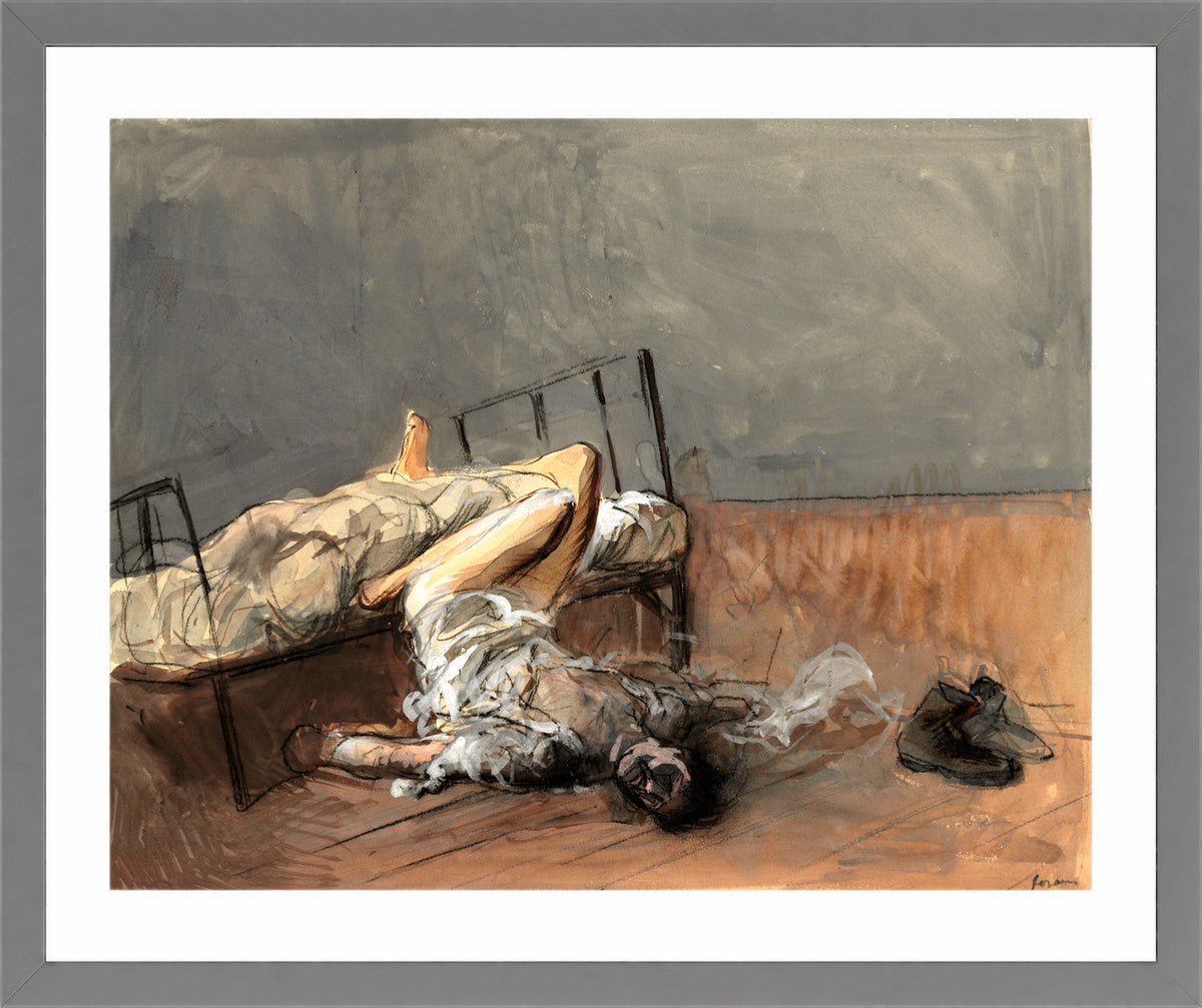 Jean-Louis Forain, The Suicide — light grey frame