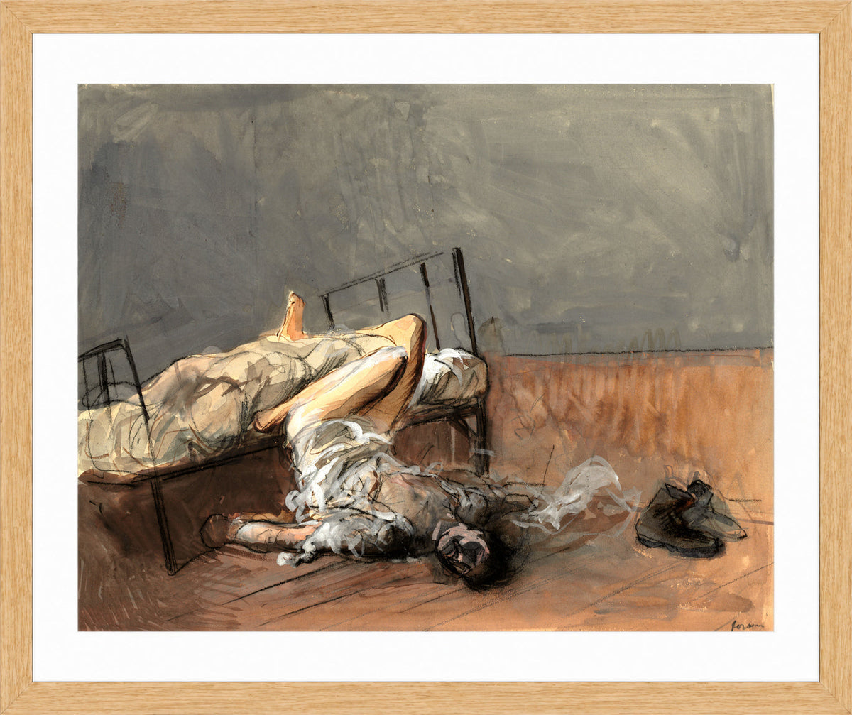 Jean-Louis Forain, The Suicide — oak frame