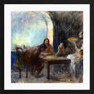 Jean-Louis Forain, The Supper at Emmaus (possibly circa 1912–1913) — black frame