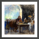 Jean-Louis Forain, The Supper at Emmaus (possibly circa 1912–1913) — dark grey frame