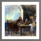 Jean-Louis Forain, The Supper at Emmaus (possibly circa 1912–1913) — light grey frame
