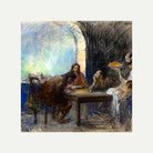 Jean-Louis Forain, The Supper at Emmaus (possibly circa 1912–1913) — rolled canvas